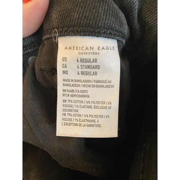 American Eagle Dark Wash Denim (Stretch) Sz.4 Reg. - Picture 4 of 4